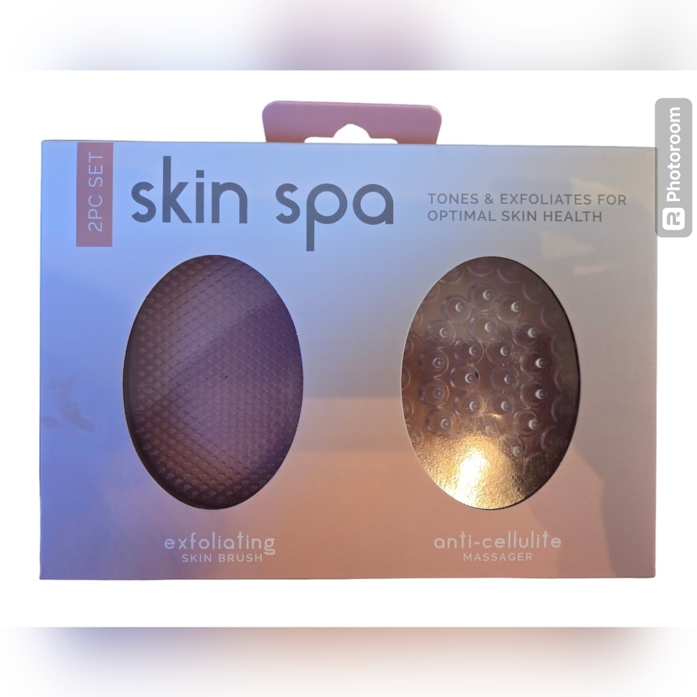 NIAB REVIVE 2 Piece Skin Spa Set with Cellulite Massager & Exfoliating Brush